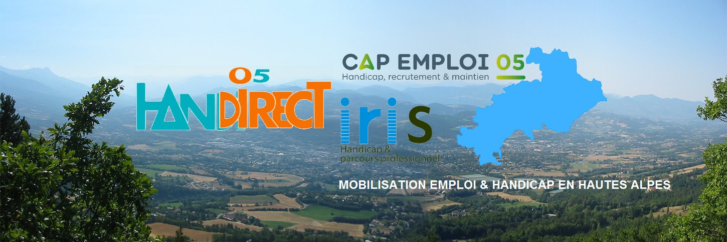 Handirect 05 Cap emploi 05 & Iris banner