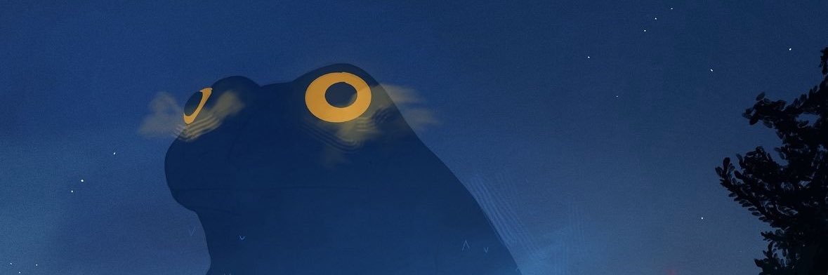 basically a frog banner