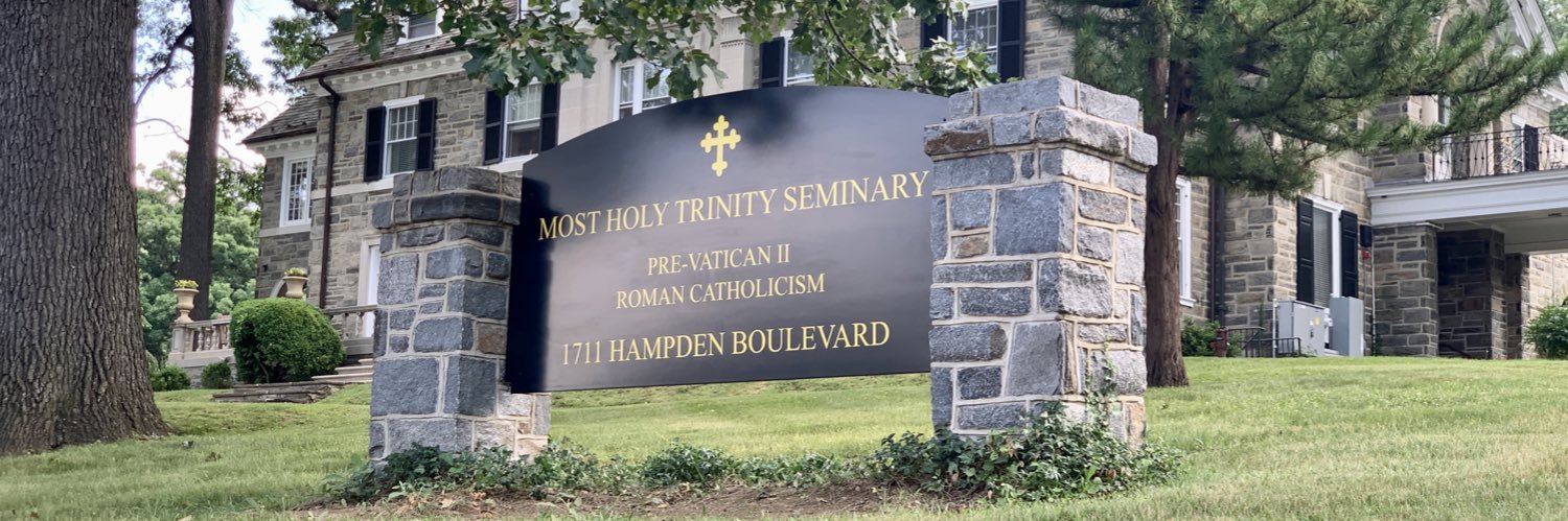 Most Holy Trinity Seminary's banner