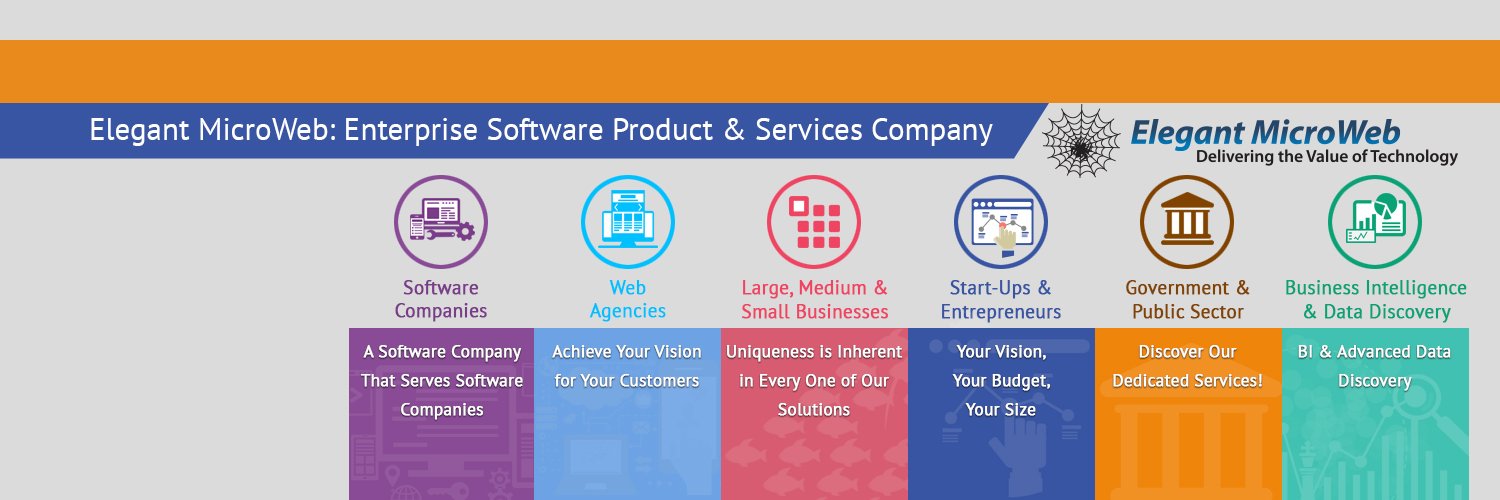 Elegant MicroWeb - Software Product & Services banner