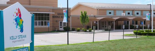 Kelly STEAM Magnet Middle School banner