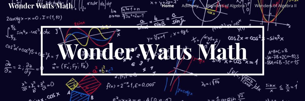 WonderWattsMath's profile banner image