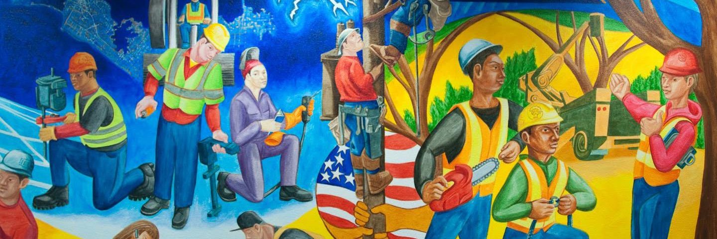 IBEW Local 1245 banner