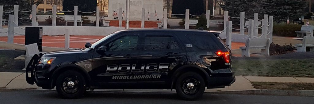 Middleborough Police banner