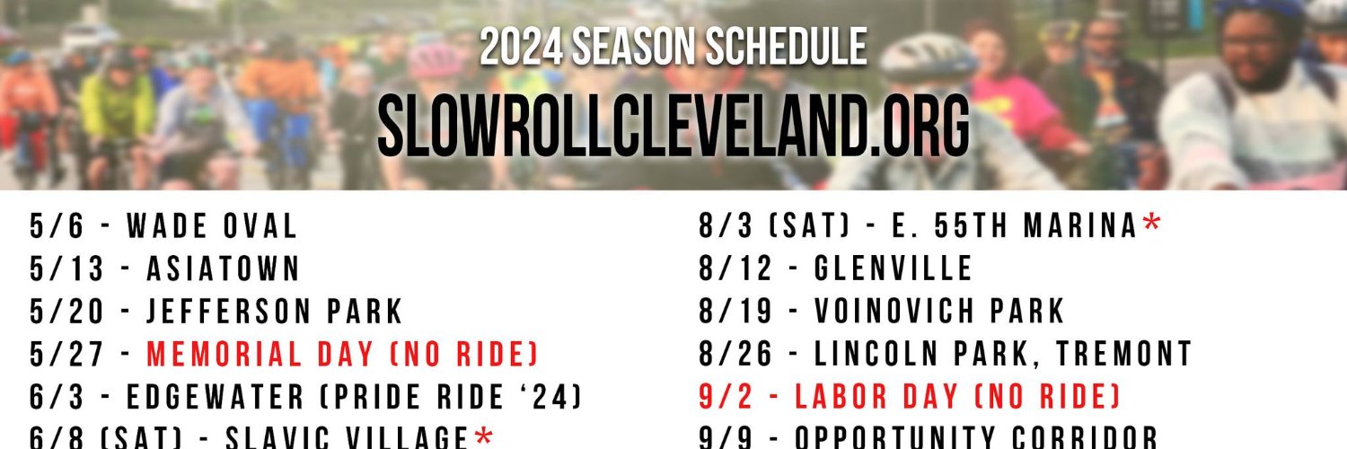 Slow Roll Cleveland banner