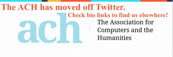 Association for Computers & the Humanities banner
