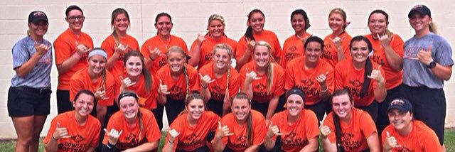 Cowley Softball banner