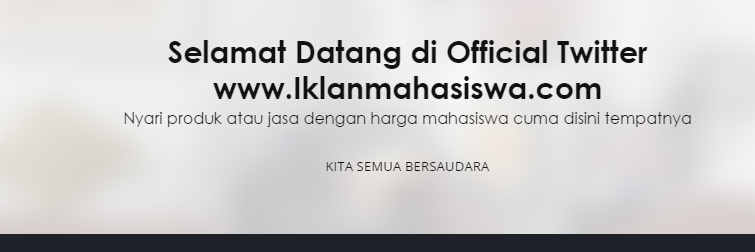 IKLANMAHASISWA banner