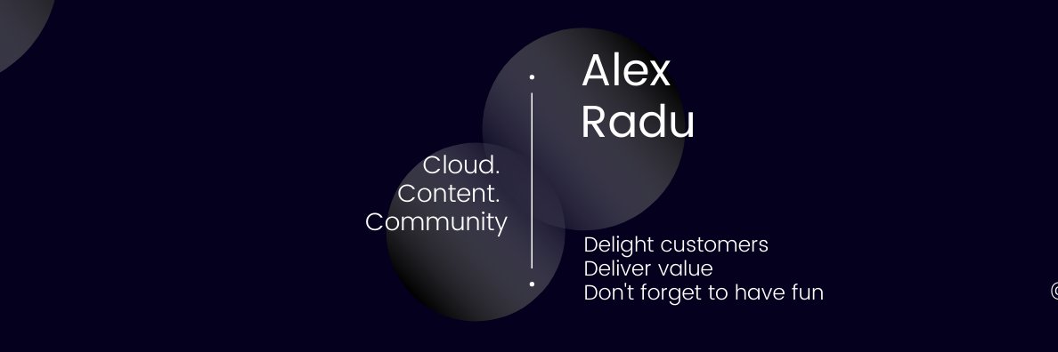 Alex Radu banner