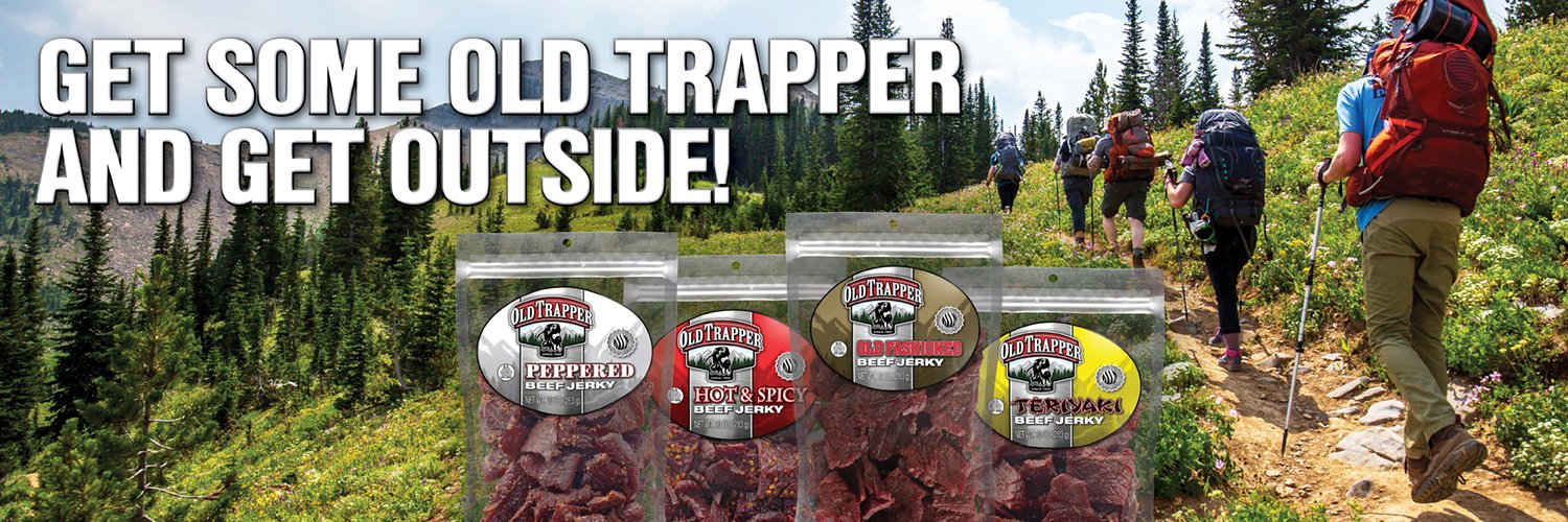 Old Trapper Beef Jerky banner