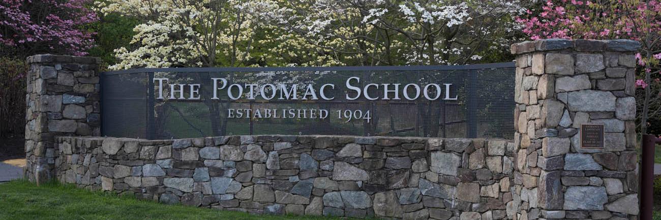 The Potomac School banner