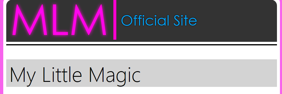 MyLittleMagic's profile banner image