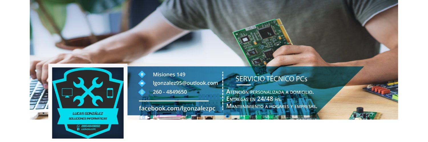 Lucas González banner