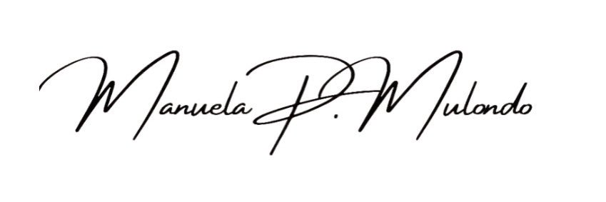 Manuela P. Mulondo's banner