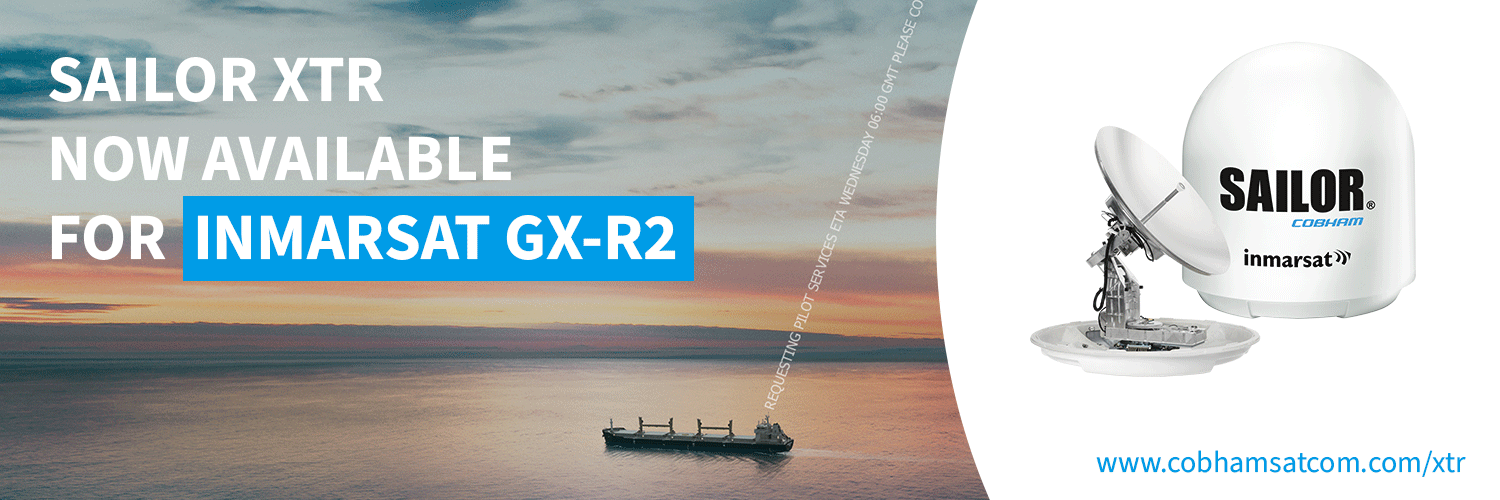 Cobham Satcom Maritime banner