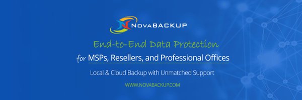 NovaBACKUP Profile Banner