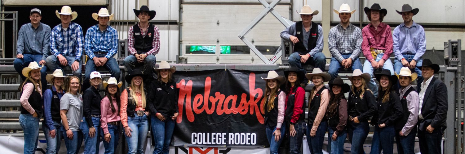 Nebraska Cornhusker College Rodeo banner