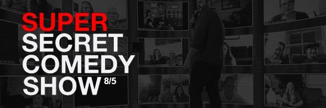 Super Secret Comedy banner