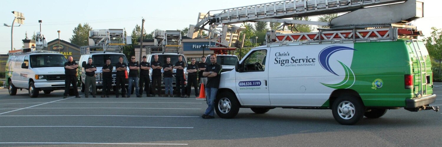 Chris's Sign Service banner