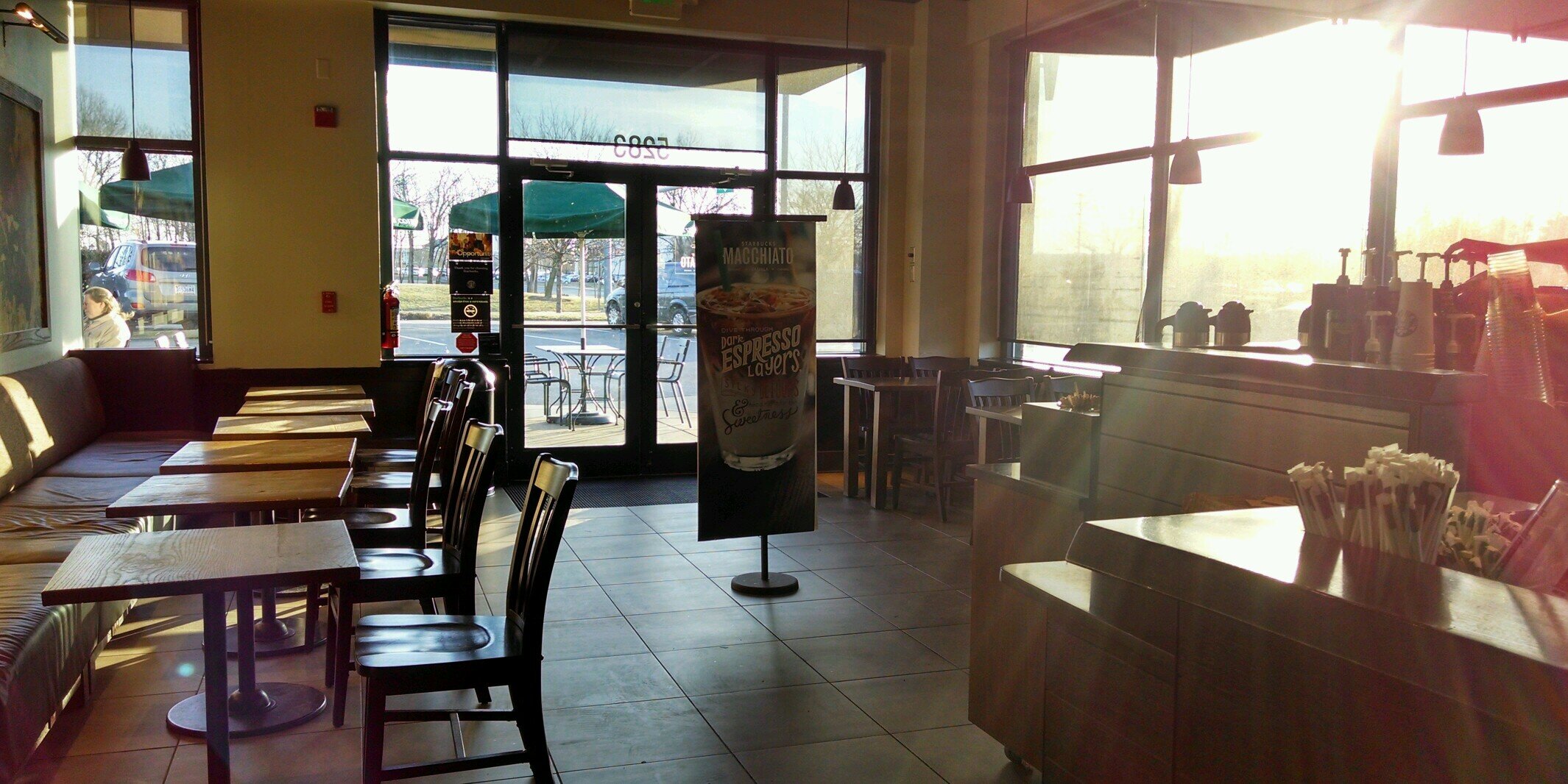 Westview Starbucks banner