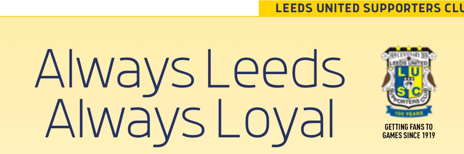 Leeds United Supporters Club banner