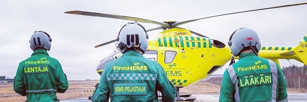 FinnHEMS-lääkärihelikopteritoiminta banner