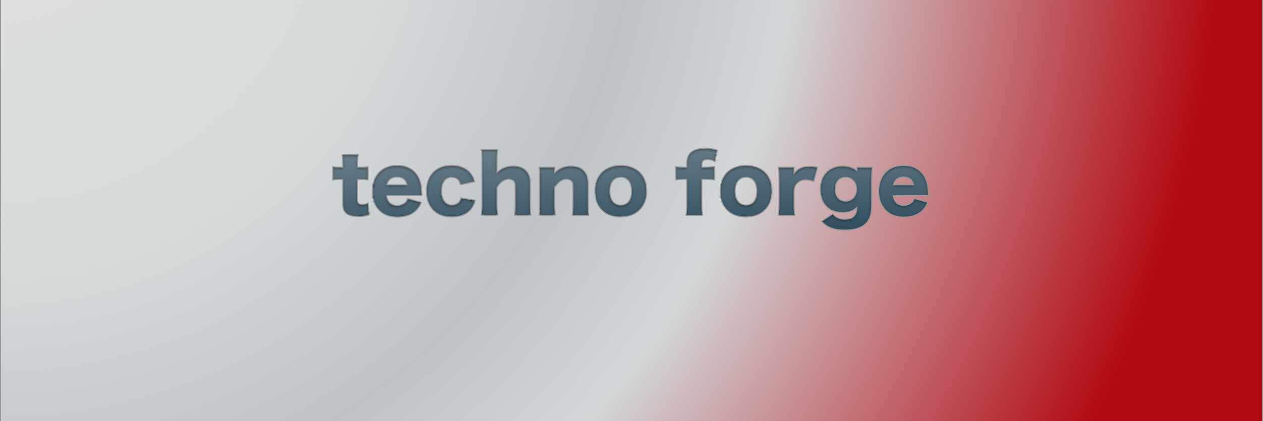 techno_forge's profile banner image