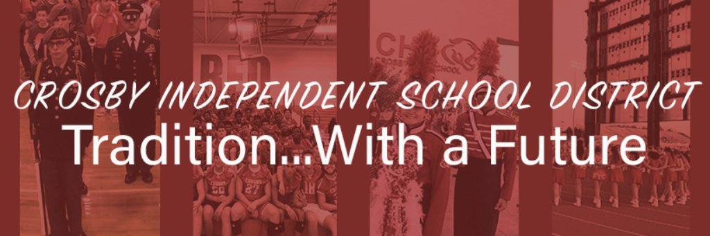 Crosby ISD's banner
