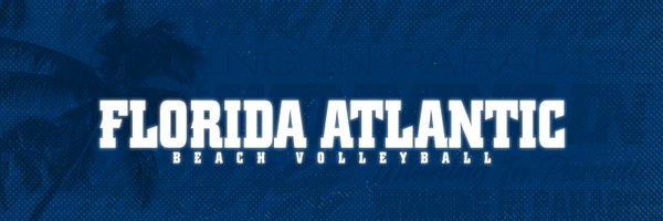 Florida Atlantic Beach Volleyball Profile Banner