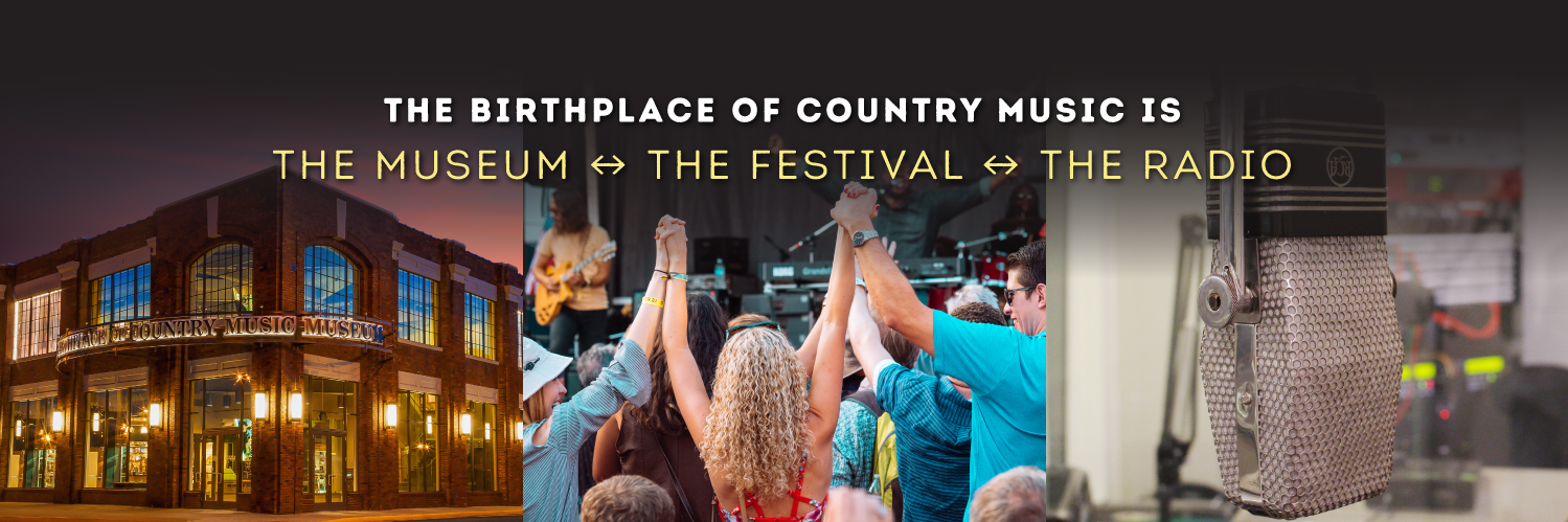 The Birthplace of Country Music banner