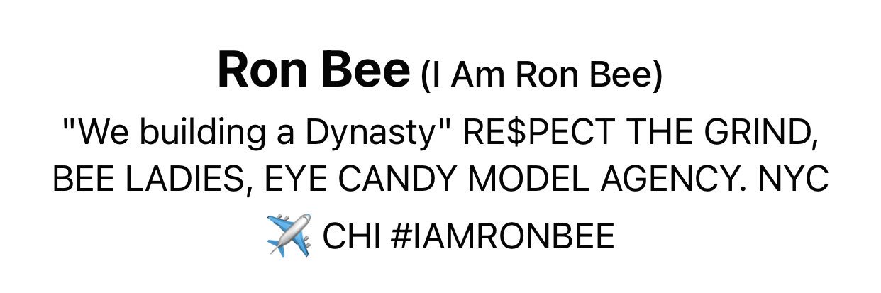 Iamronbee's profile banner image