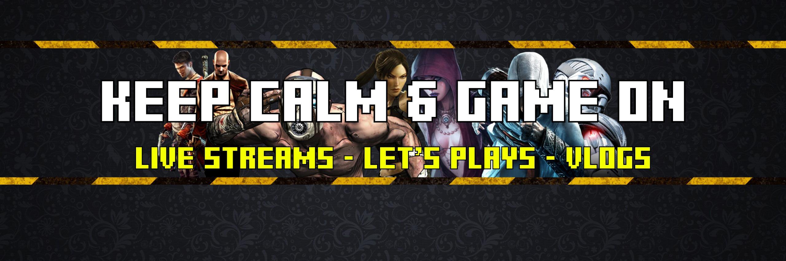 KeepCalm&GameOn banner