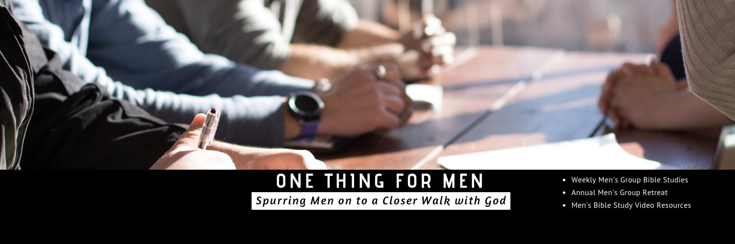 OneThingforMen's profile banner image