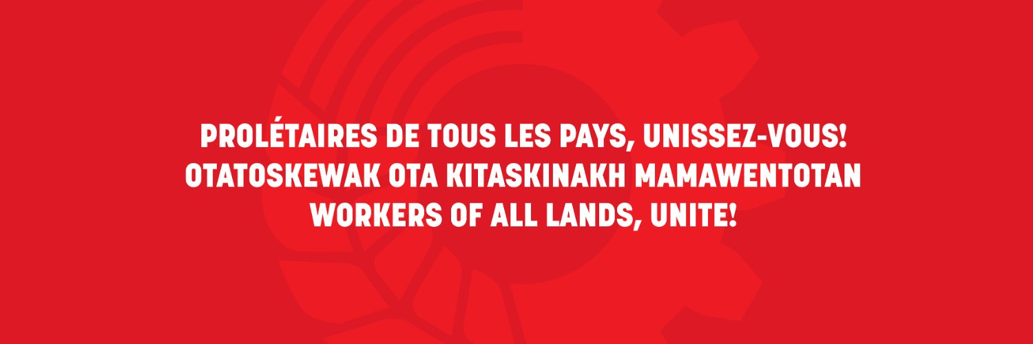 Communist Party of Canada banner