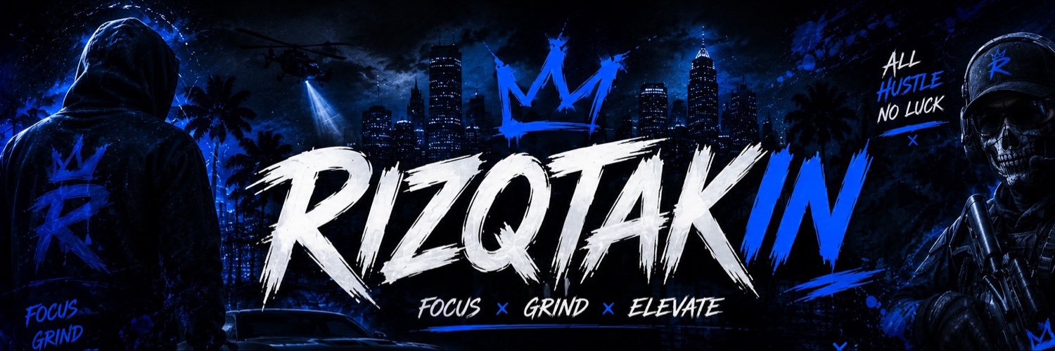 RizqTakin's profile banner image