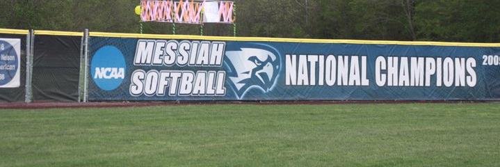 Messiah Softball banner