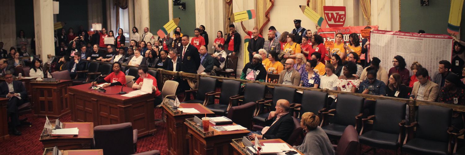 Caucus of Working Educators banner