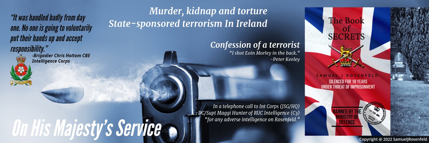 Samuel J. Rosenfeld 🇺🇸 They Lied — I Document banner