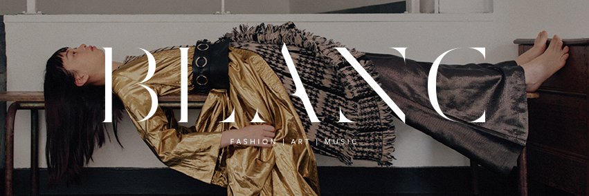 Blanc Magazine banner