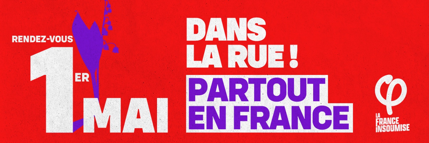 Mathilde Panot's banner