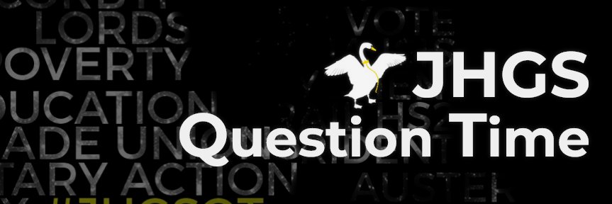 JHGS Question Time banner
