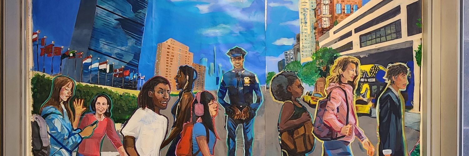 NYPD 17th Precinct banner