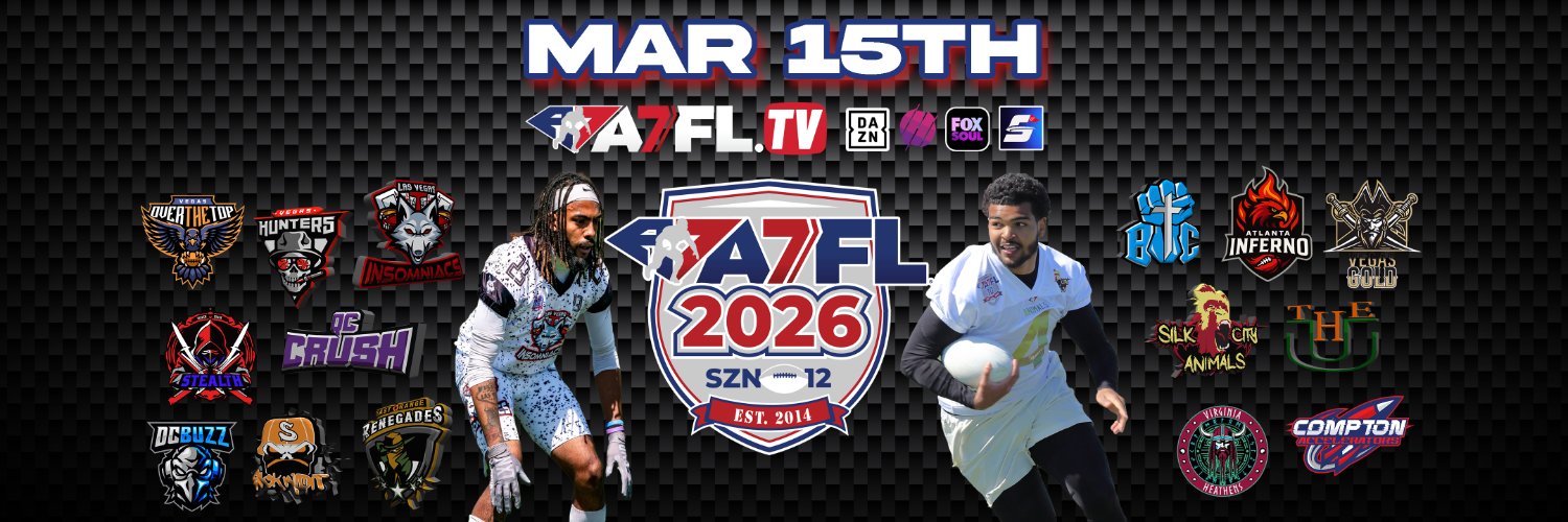 American 7s Football League (A7FL) banner