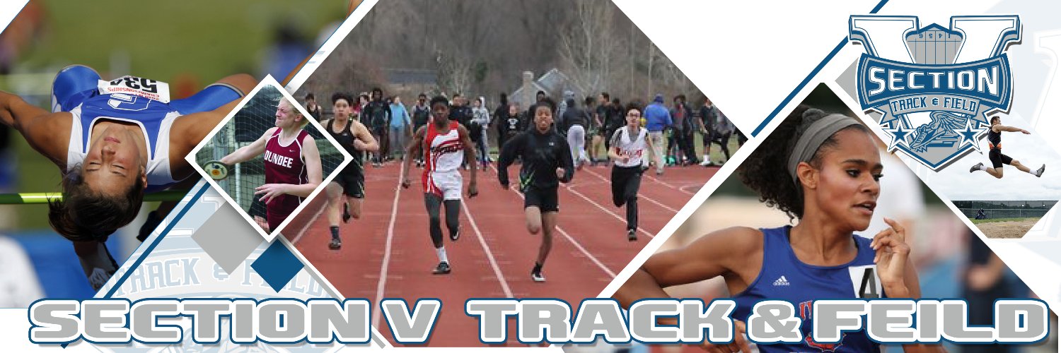 Section V Track & Field banner