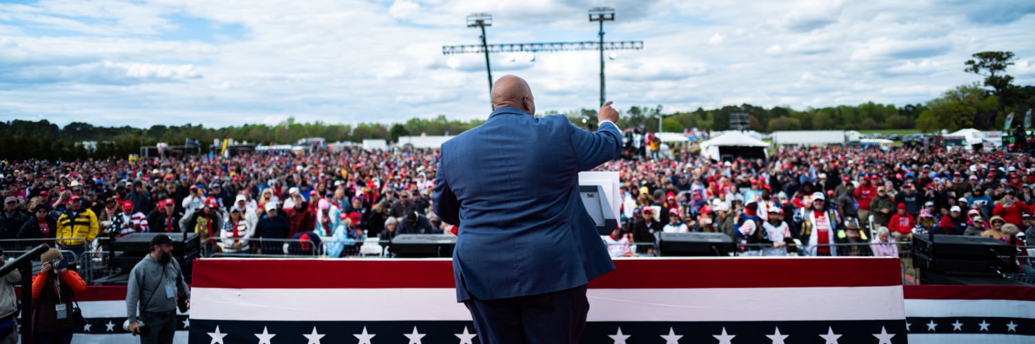 Mark Robinson's banner