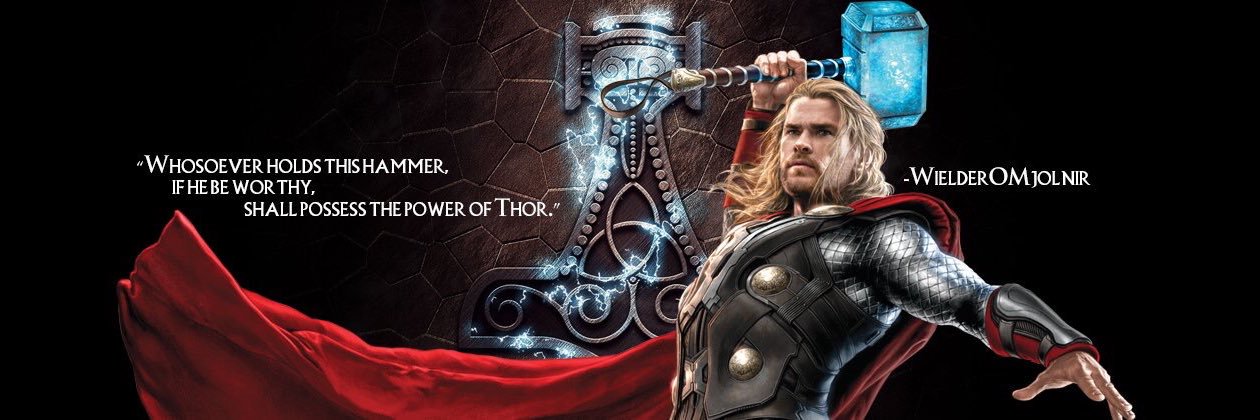 WielderOMjolnir's profile banner image
