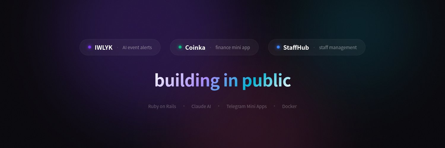 kuzmenko_dev's profile banner image