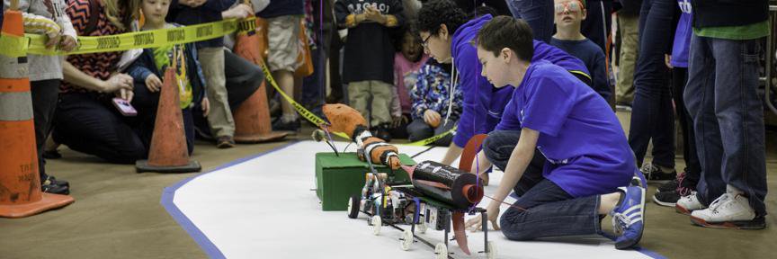 RI Robot Block Party banner