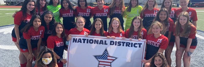 Justice Girls Soccer banner