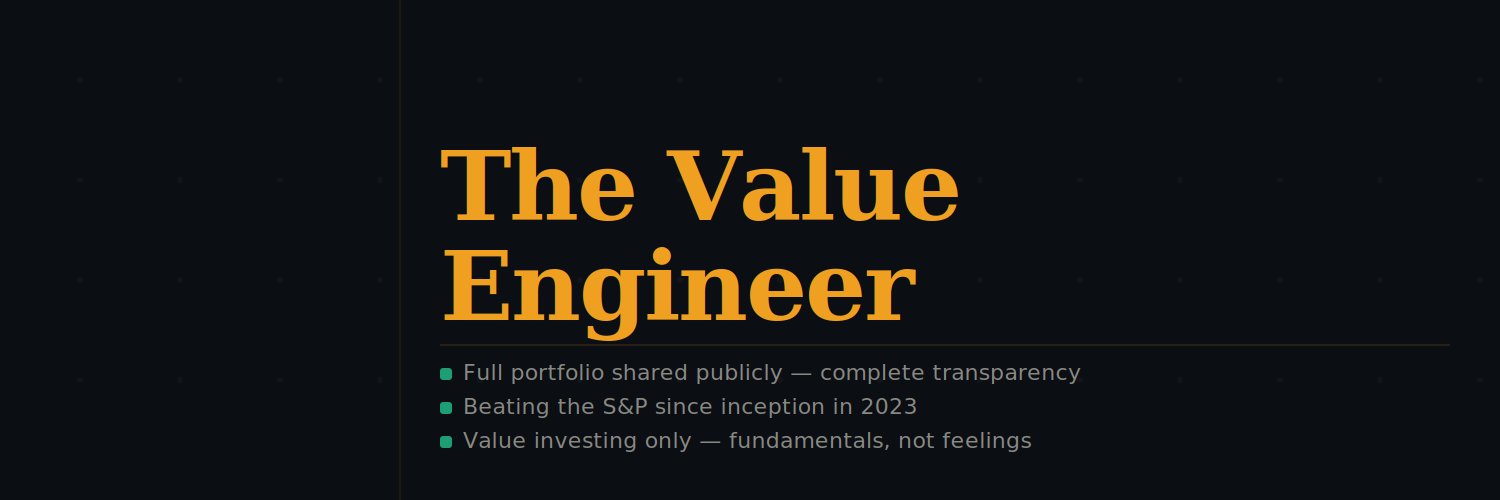 The Value Engineer banner
